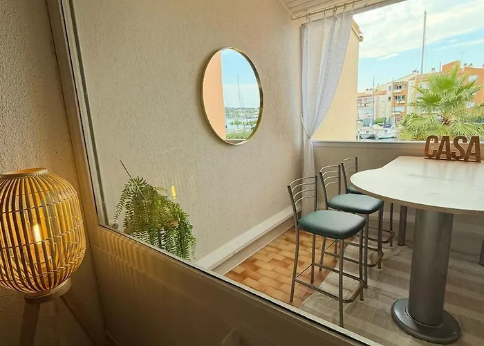 Apartamento 4 Couchages Vue Port Avec Piscine Et Parking